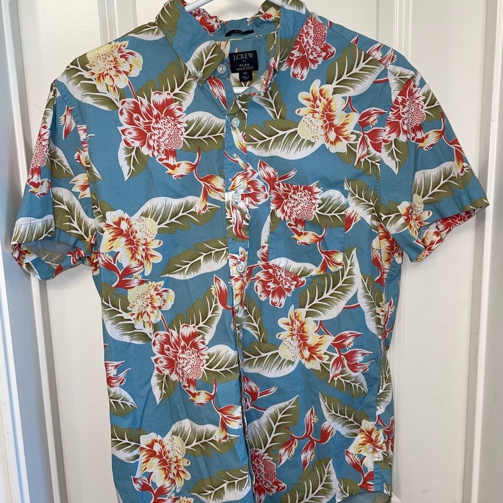 J. Crew Men's Tropical Floral Shirt